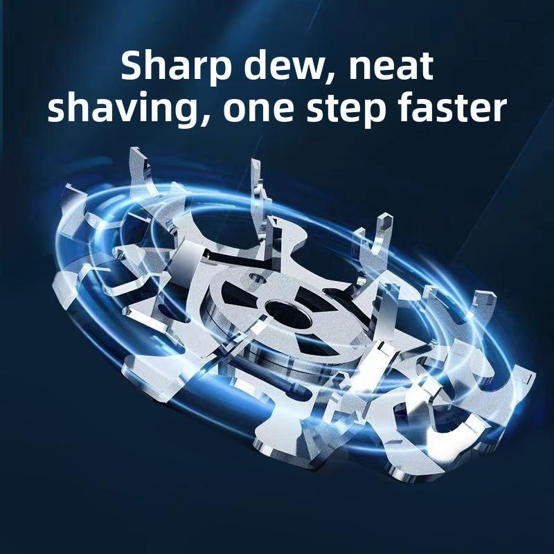 Мини Электробритва Дорожная Портативная Мужская Бритва для Бороды Долговечный Аккумулятор Влажное и Сухое Использование Без Зажима
