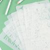 8 шт. Полые Детализированные Шаблоны-Гайды для Повторного Использования для Начинающих и Профессионалов в Журналинге Или Художественных Занятиях