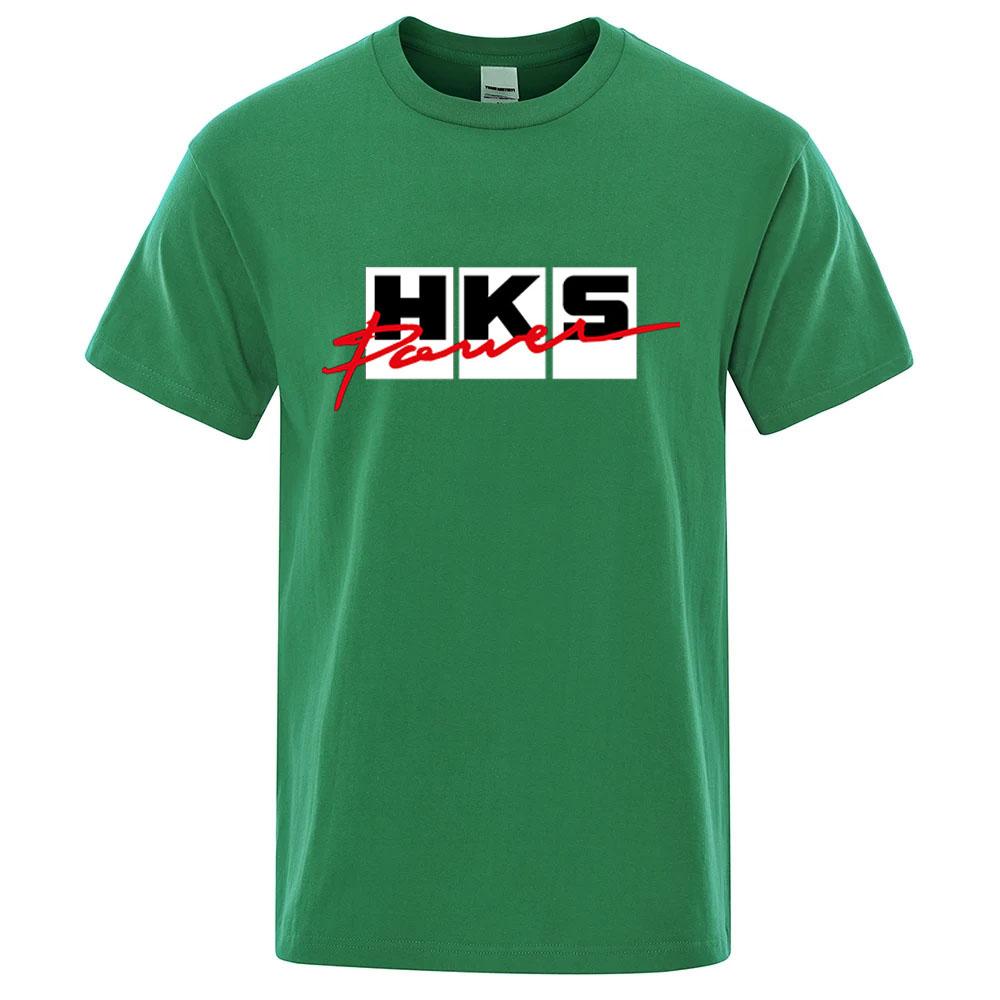 2026 Summer New HKS Power and Sports Print Unisexs New Popular Ordinary shortsleeved shirt Cycling Running Sports Tshirt