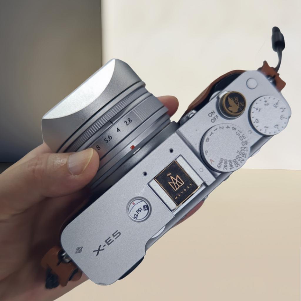 Металлическая квадратная бленда с металлической крышкой для Fujifilm Fujinon XF23mm F2.8 R WR - Аксессуары для камеры X-E5