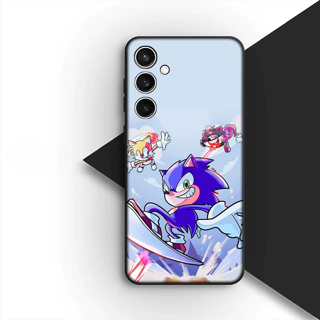 Cover for Samsung Galaxy S24 S25 S23 FE Ultra Plus S7 Edge S25+ S23+ A56 5G Casing Phone Case game S-Sonics Anime HedgehogS
