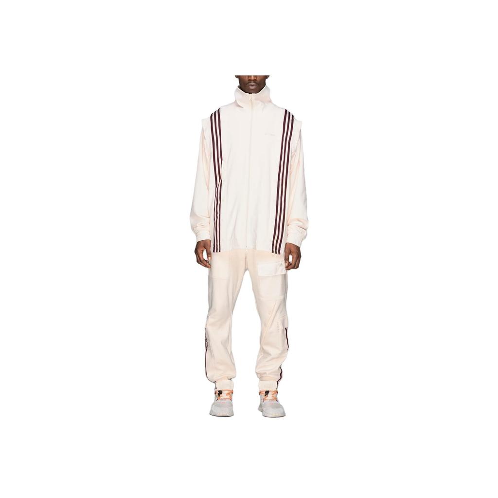 Adidas Спортивная куртка Originals X Ivy Park в полоску, унисекс, куртки, цвет Off-White GK4901