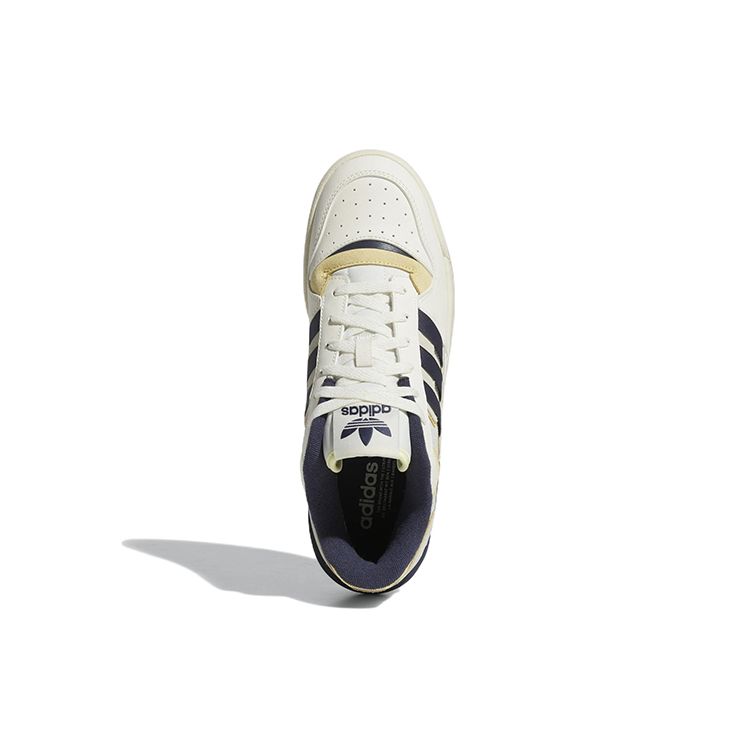 Adidas Forum Exhibit Off White Shadow Navy Unisex Sneakers Cream Chalk-White GX4121