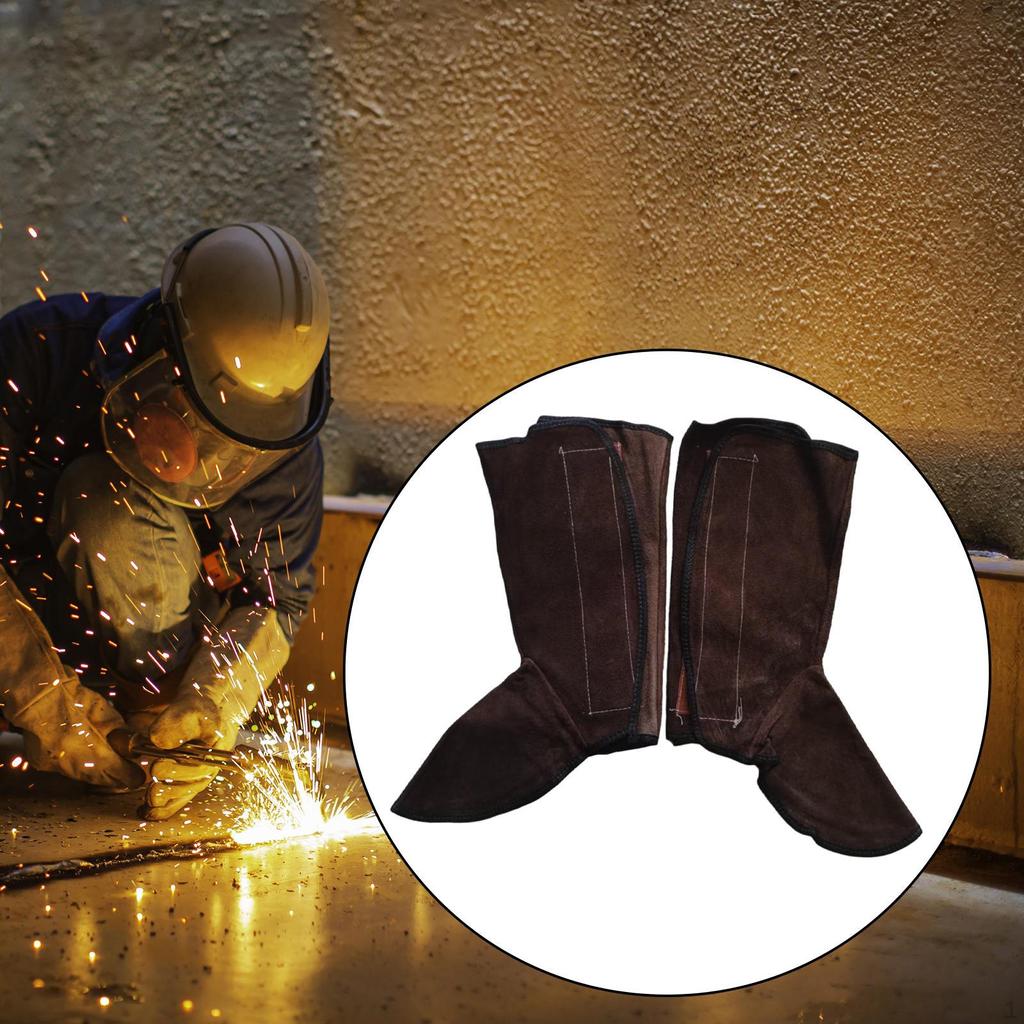 Чехлы для ботинок для сварки ног, защита ног, огнестойкие, антиискровые, прочные, 13,3 дюйма