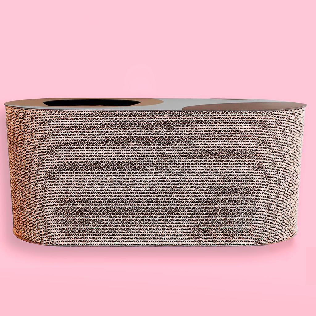 Когтеточка для кошек, гофрированный картон, домик для кошек с отверстием, большая когтеточка-лежак