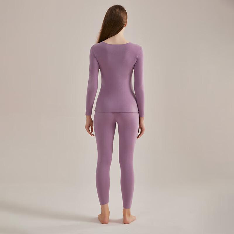 Hengyuanxiang Women's Anti-Bacterial Seamless Thermal Underwear Set