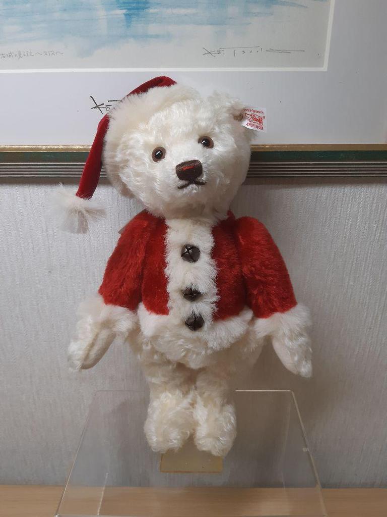 [Б/У] Плюшевый мишка Steiff "Рождественский мишка 2012" прибл.. 27см