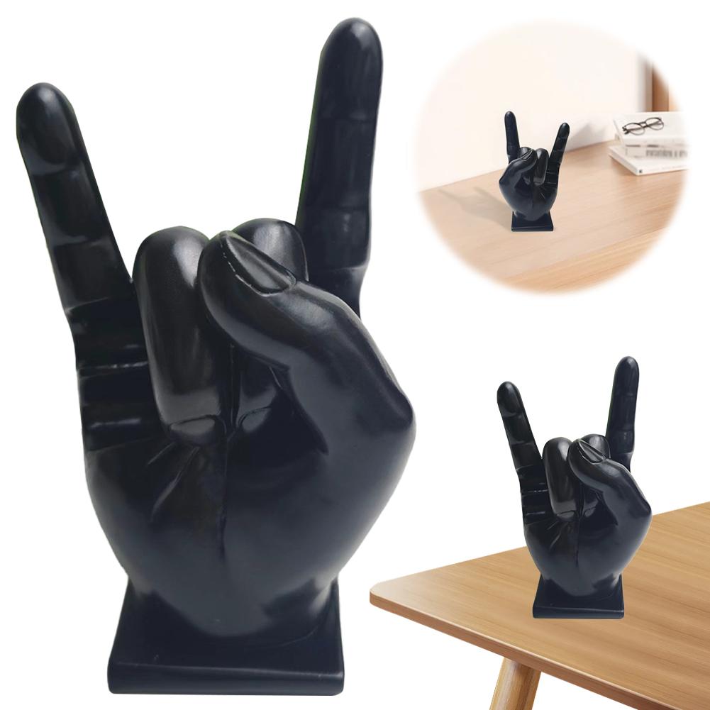Creative Rock Hand Drum Stick Stand Drumstick Display Stand Rack Resin  Drumstick Holder Home Decoration Funny Gift for Drummer