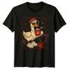 Christmas Duck Graphic Tee Unisex Holiday Mens Womens T-Shirt Festive Gift