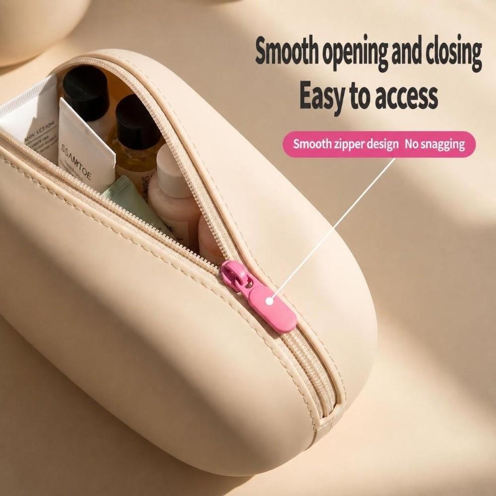 Silicone Makeup Bag Waterproof Handbag Modern Travel Toiletry Bag for Women
