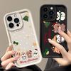 Чехол Для iPhone 15 13 17 16 Чехол Рождественский Снеговик Олень Милый Для IPhone 17Air 11 13 12 16 Pro Max 14 Plus Ударопрочный Чехол для Телефона