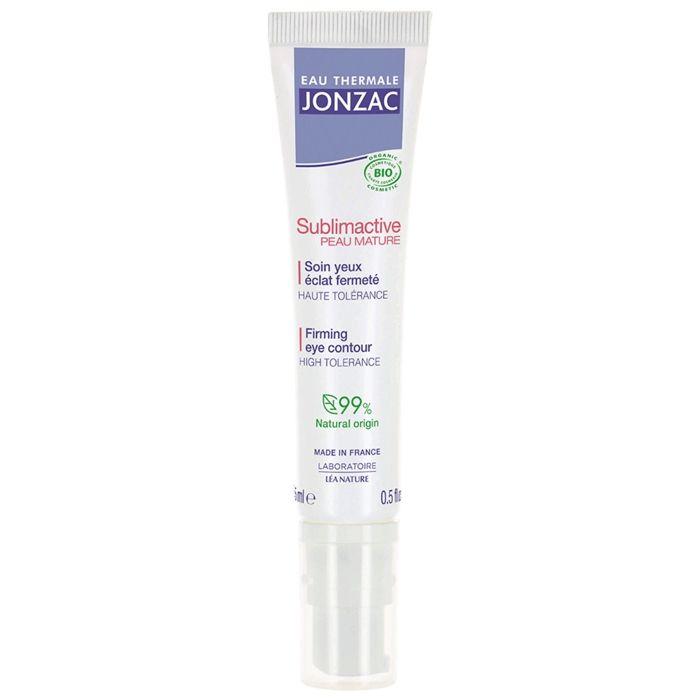 Eau Thermale Jonzac Sublimactive Peau Mature Soin Yeux Éclat Fermeté Haute Tolérance Bio 15 ml
