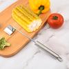 Эргономичный изогнутый стриппер для початков кукурузы Прочная конструкция из нержавеющей стали Легкая очистка и хранение Инструмент для кукурузы