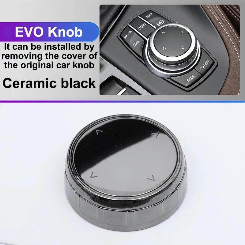 Car Multimedia Button Cover Ceramic Knob Frame Trim for BMW 3 5 Series E90 F10 F20 F30 E Chassis CIC NBT EVO System Accessories