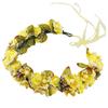 Women Bridal Flower Garland Headband Flower Crown Hair Wreath
