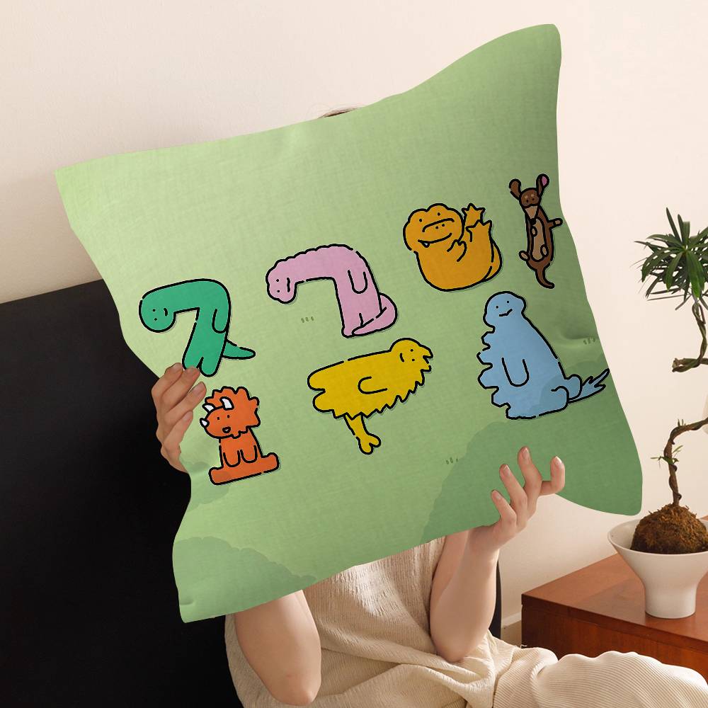 Cartoon J-Joguman Pillow Gift Home Office Decoration Bedroom Sofa Car Cushion Cover Case 45X45