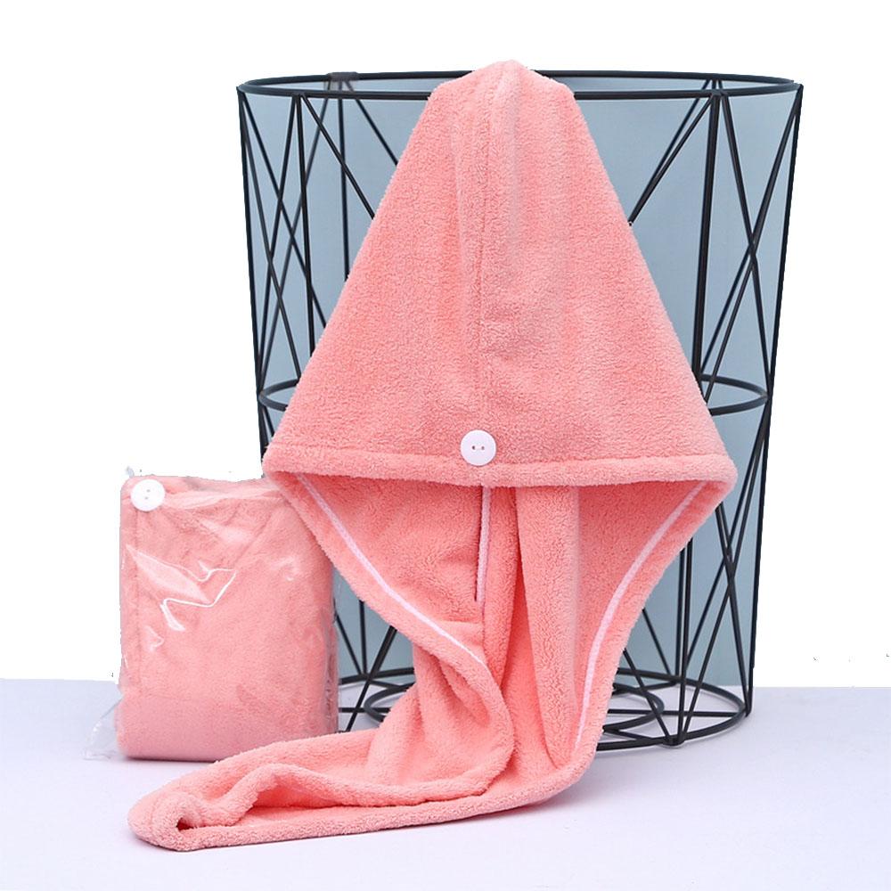 Шапочка для сухих волос из кораллового кашемира, шапочка для быстрого впитывания воды, шапочка для душа