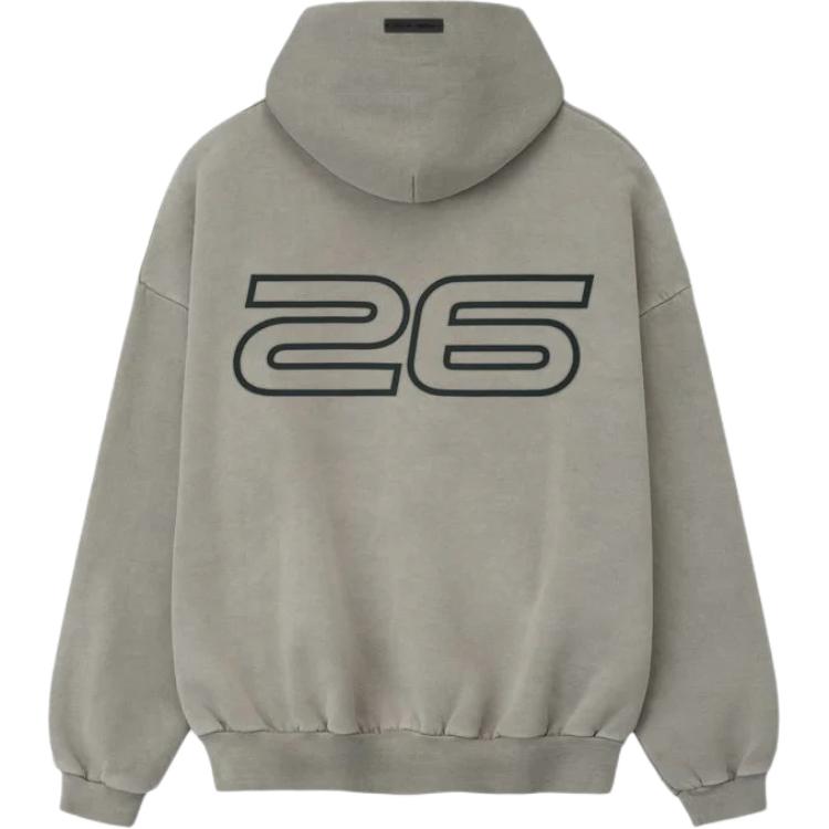 Fear of God Essentials Толстовка с капюшоном из плотного флиса 90-х Цвет: Дымчато-серый Мужские Топы 192HO256561F