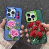 Чехол Rose Flower для iPhone 16 Pro Max Samsung A55 A35 S24 FE Xiaomi Redmi Note 13 Pro 14C Huawei Honor 200 противоударный бампер для телефона с защитой от царапин