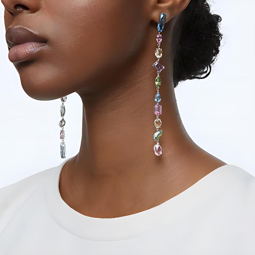 Swarovski Серьги-капли Gema Женские серьги Разноцветные Конфеты 5600979