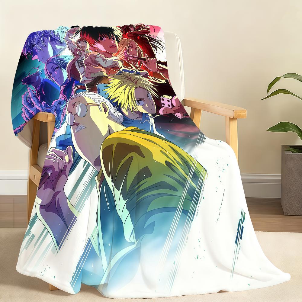 Hot Comics S Sakamoto D Days S Blanket Soft Throw Blanket for Home Bedroom Bed Sofa Picnic Travel Office Rest Cover Blanket Gift