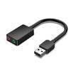 Внешний USB Аудио Адаптер Двойной Порт 3,5 мм для Наушников и Микрофона Для Настольного Компьютера Hifi Звук