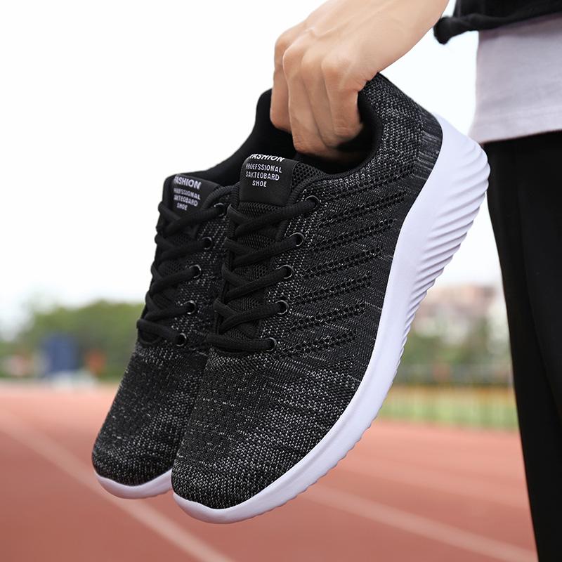 Men Shoes Comfortable Running Shoes Mesh Gym Training Lightweight Breathable Walking Shoe