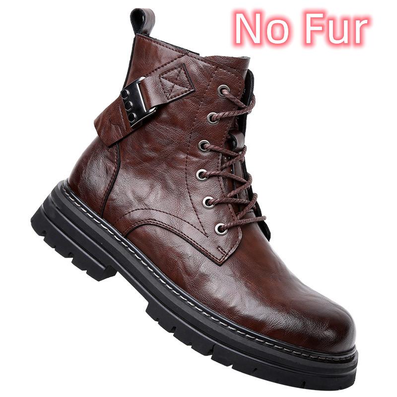 Мужские ботильоны в британском стиле, удобные кожаные мужские зимние ботинки для снега, ретро-ботинки с боковой молнией, модные мужские ботинки «Челси»