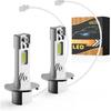 H11/H8/H9 Light Bulbs,Super Bright 6500K Cool White, Direct Replacement For Halogen Bulbs,High Visibility,70000H Lifespan, No Flicker