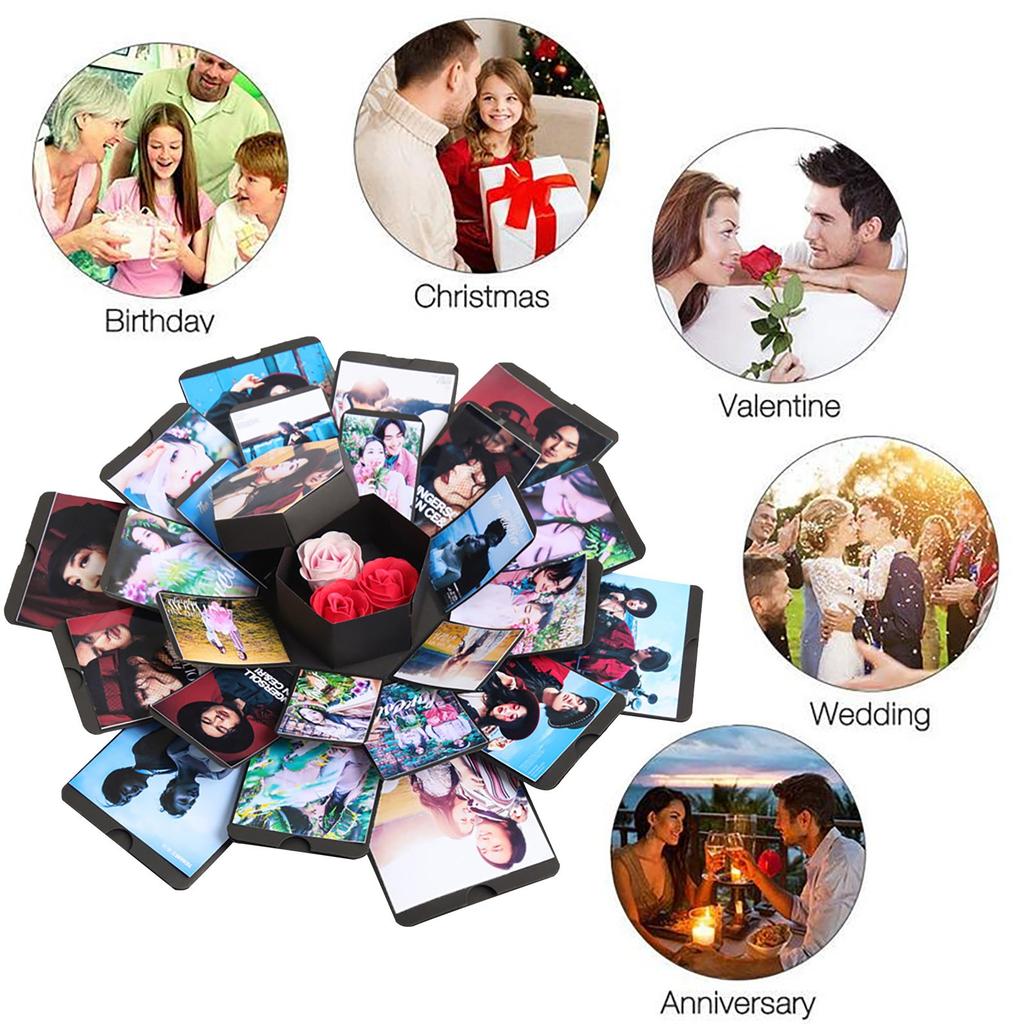 Explosion Box Creative Surprise Box Handmade With Guide Photo Album