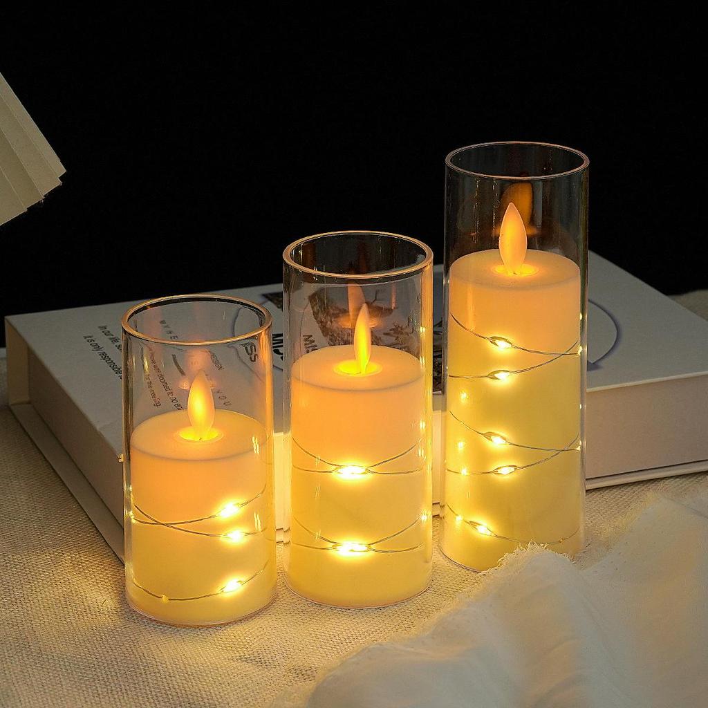 Remote Control LED Flickering Candle Cup for Weddings and Birthdays