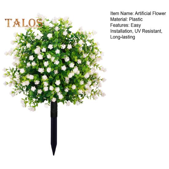 Искусственная топиарная композиция с цветами, искусственные кусты для улицы, растения с шипами для земли, устойчивые к ультрафиолетовому излучению, искусственные цветы для сада, патио, балкона, декора