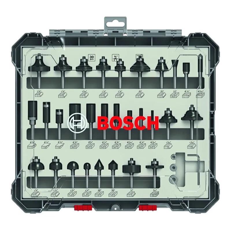 Bosch Professional Router Bit Set CN plug (adapter included)