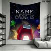 Custom Among Us Wall Hanging Printed Fabric Blanket Decorative Tapestries for Bedroom Living Room Home Decor