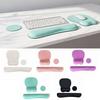 3Pcs Comfortable Mouse Wrist Support Pad Non-Slip Base Wristband Mouse Mat  Desktop Accessories
