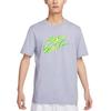 Nike Футболки Мужские Серые С Круглым Вырезом Умеренные FB9820-519