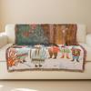 Modern Jacquard Weave Cotton/Polyester Blend Tapestry Blanket Four Seasons Use Factory Supplied Fascinating Price Features