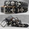 New Skeleton Rivet Belt Punk Men's Belt Women's Snake Pattern All-Match Decorative Belt
