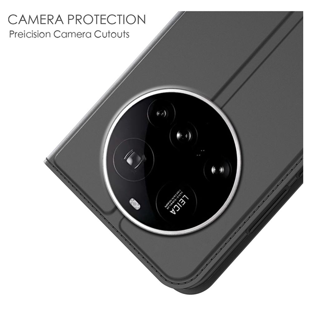 For Xiaomi 17 Ultra 5G Case PU Leather Phone Cover with Card Holder Stand