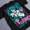 2026 Лето Новый Стиль Hatsune miku Киберпанк Стиль Мультяшный Фан Уличная Мода Большая Свободная Футболка Унисекс Рубашки Женские футболки