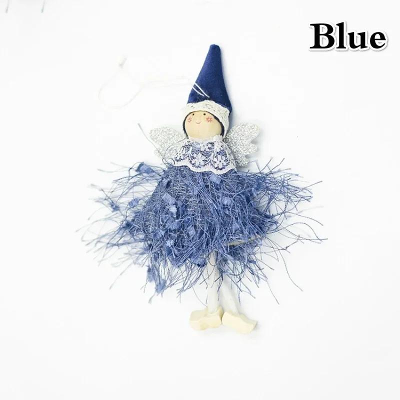 Рождественские украшения Подвеска Креативная Милая Кукла Ангела Кружевная Подвеска Украшение Окна Рождественская Елка Комната Предметы Домашнего Хозяйства
