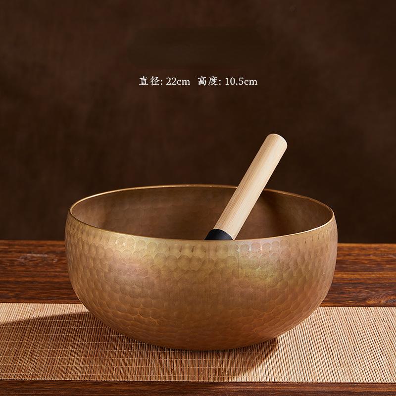 Тибетский звук бонсай медная чаша поющая чаша лечебный инструмент набор для медитации антикварный декор кованое медное украшение