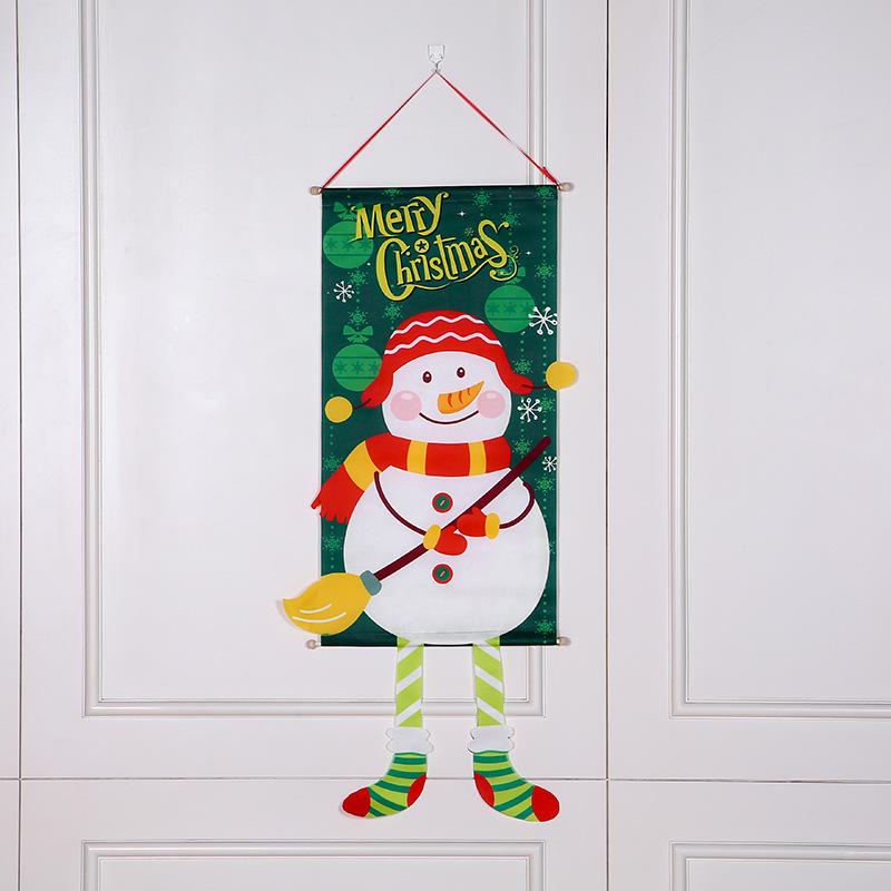 Christmas Hanging Flags for Home Hanging Flags Xmas Ornaments Navidad Natal New Year Gift Merry Christmas Decoration