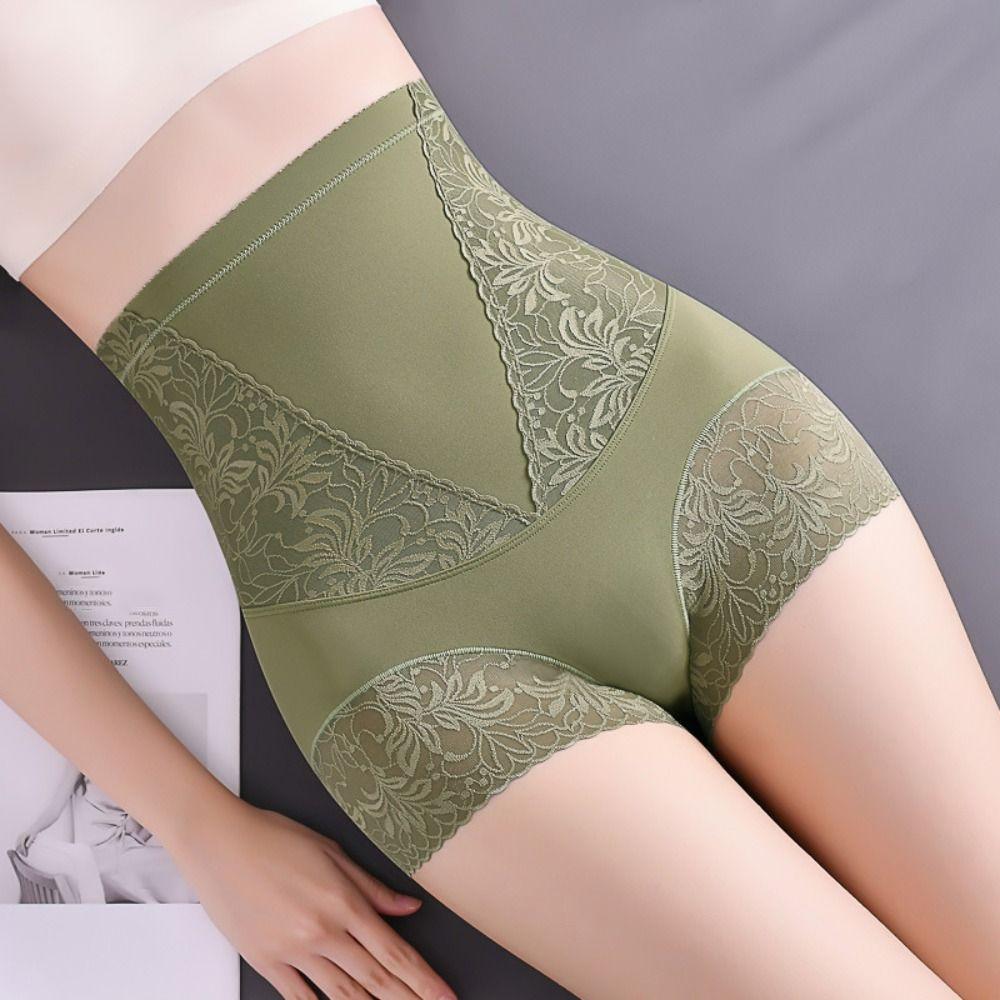High Waist Slimming Shapewear Cotton Crotch Tummy Control Underpants Seamless Panties Women Women