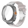 Luxury Silicone Strap+Plastic Case for Samsung Galaxy 7 6 44mm 40mm Sport Men Band for GALAXY watch 7 6 Change To Ultra Bracelet