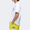 Adidas Мужская футболка Originals Trefoil Flag Logo Fill, белые топы GD0953