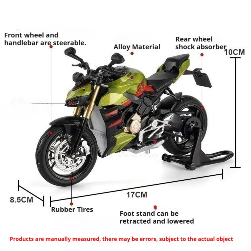 1:Масштаб 1:12 Z1000 V4S Модель автомобиля Игрушка Сплав Литье под давлением Модели с амортизацией Переднее колесо Поворотное Мотоцикл Для коллекционеров Хобби