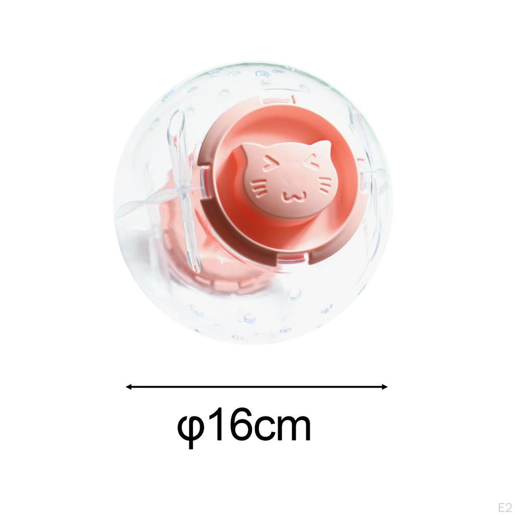 16 Cm Hamster Exercise Ball, Gerbil Ball Wheel with Ventilation Holes, Easy Installation Cage
