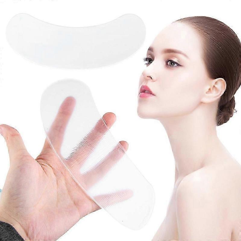 Reusable Silicone Anti Wrinkle Patches Neck Pad Transparent Removal Patch Face Skin Care Anti Aging Lifting Neck Patch Flesh