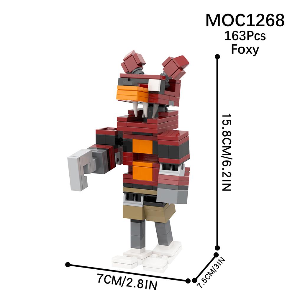 MOC 5 Ночей у Фредди Хоррор Игра Аниме Фигурка Медведь Строительный Блок Кирпич Фестиваль Рождественские Подарки Игрушки Для Детей Украшение